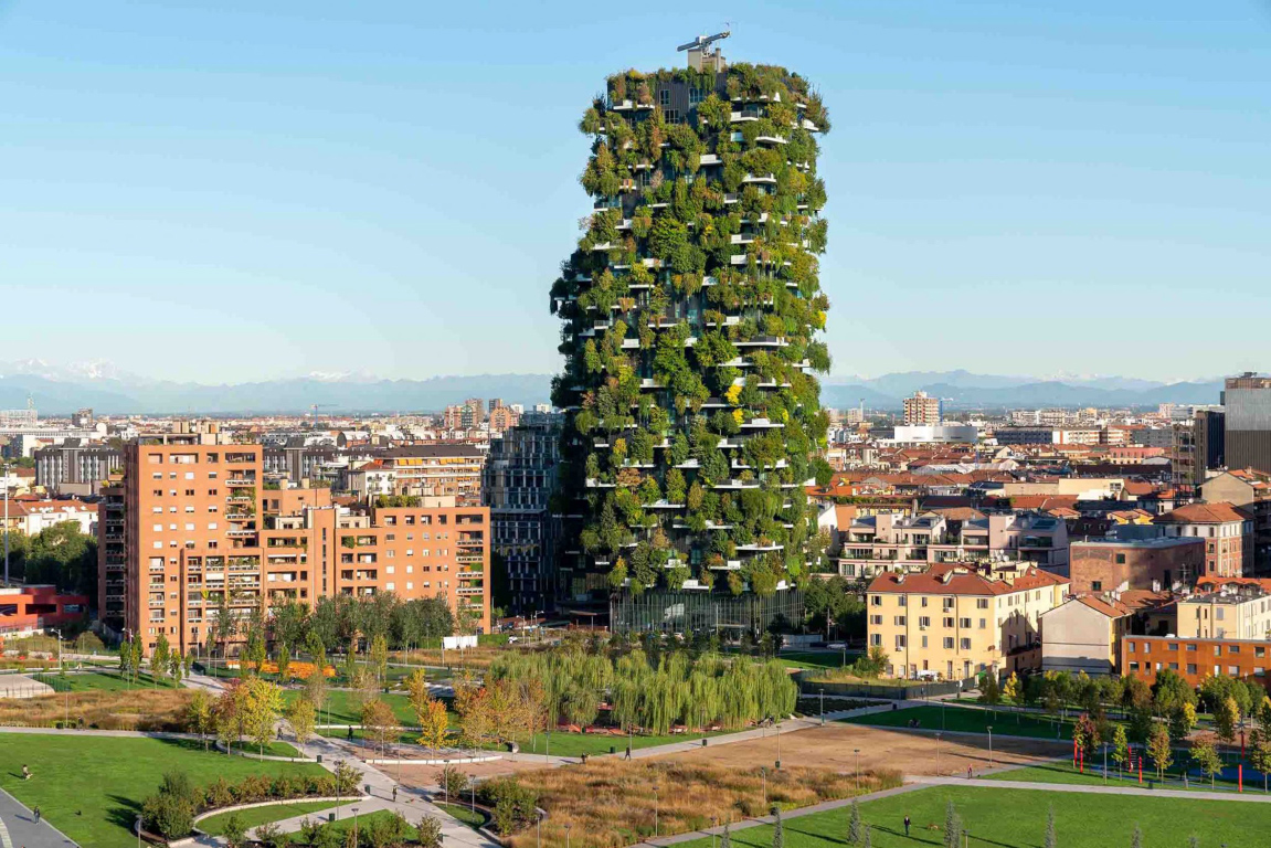 Resim 8. Milano’dan (Vertical Forest by Boeri) çok katlı toplu konut örneği (Google 2021).