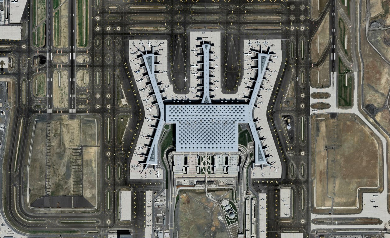 Resim 8. İstanbul Havalimanı uydu görüntüsü (Google Earth Pro-4, 2021).