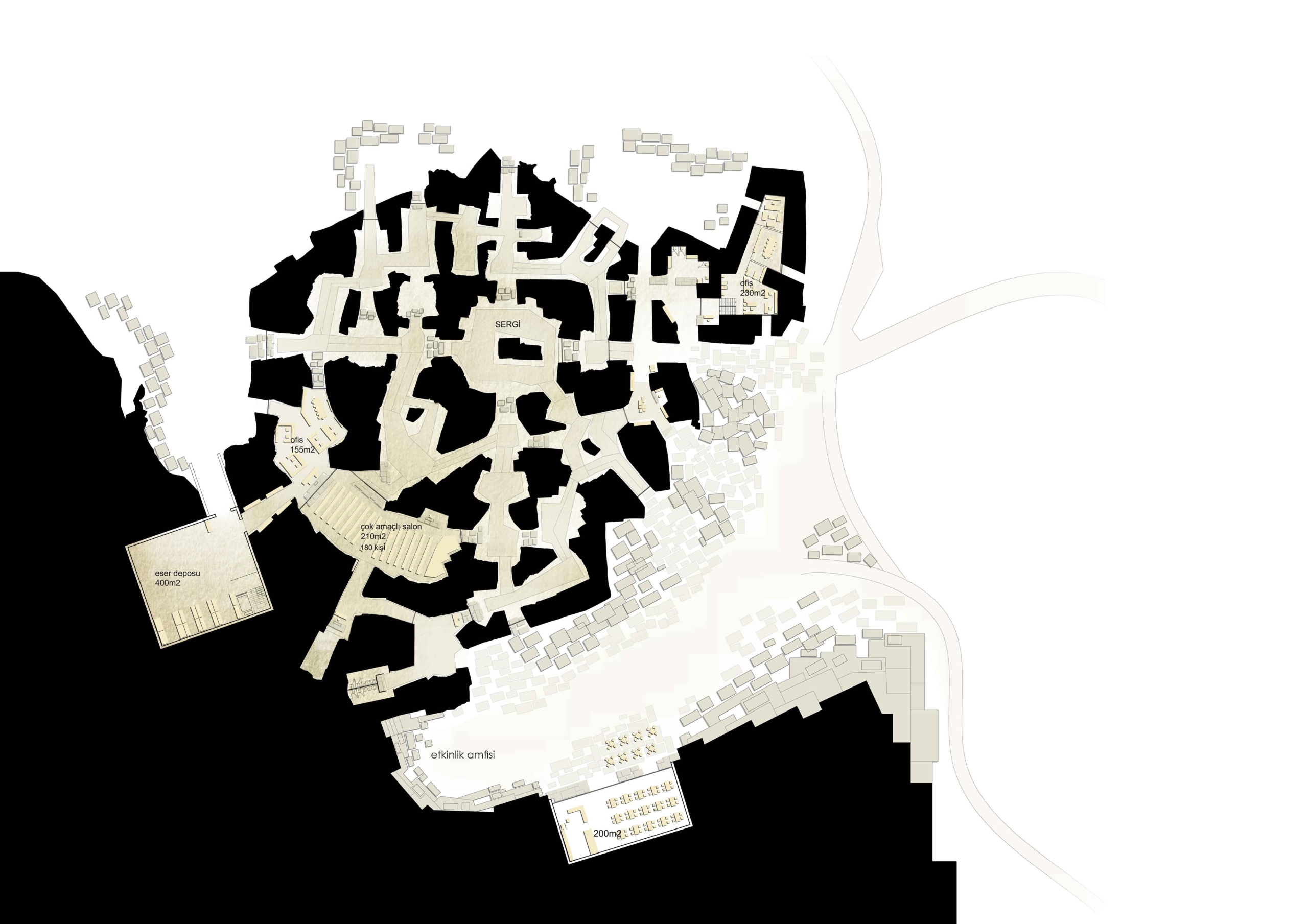 Resim 3. Kaya Müze Kat Planı (Yalın Mimarlık Arşivi).Image 3. Kaya Museum Floor Plan (Yalın Architecture Archive).