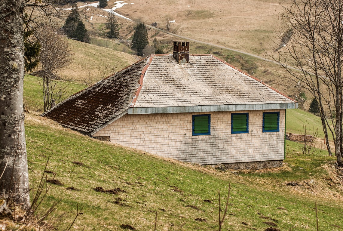 Resim 1. Heidegger’in Kulübesi (Riley, M. (2016). Place as Palimpsest: Martin Heidegger and the Haunting of Todtnauberg. Thinking Place. http://thinkingplace.org/heidegger).Image 1. Heidegger’s Hut (Riley, M. (2016). Place as Palimpsest: Martin Heidegger and the Haunting of Todtnauberg. Thinking Place. http://thinkingplace.org/heidegger).