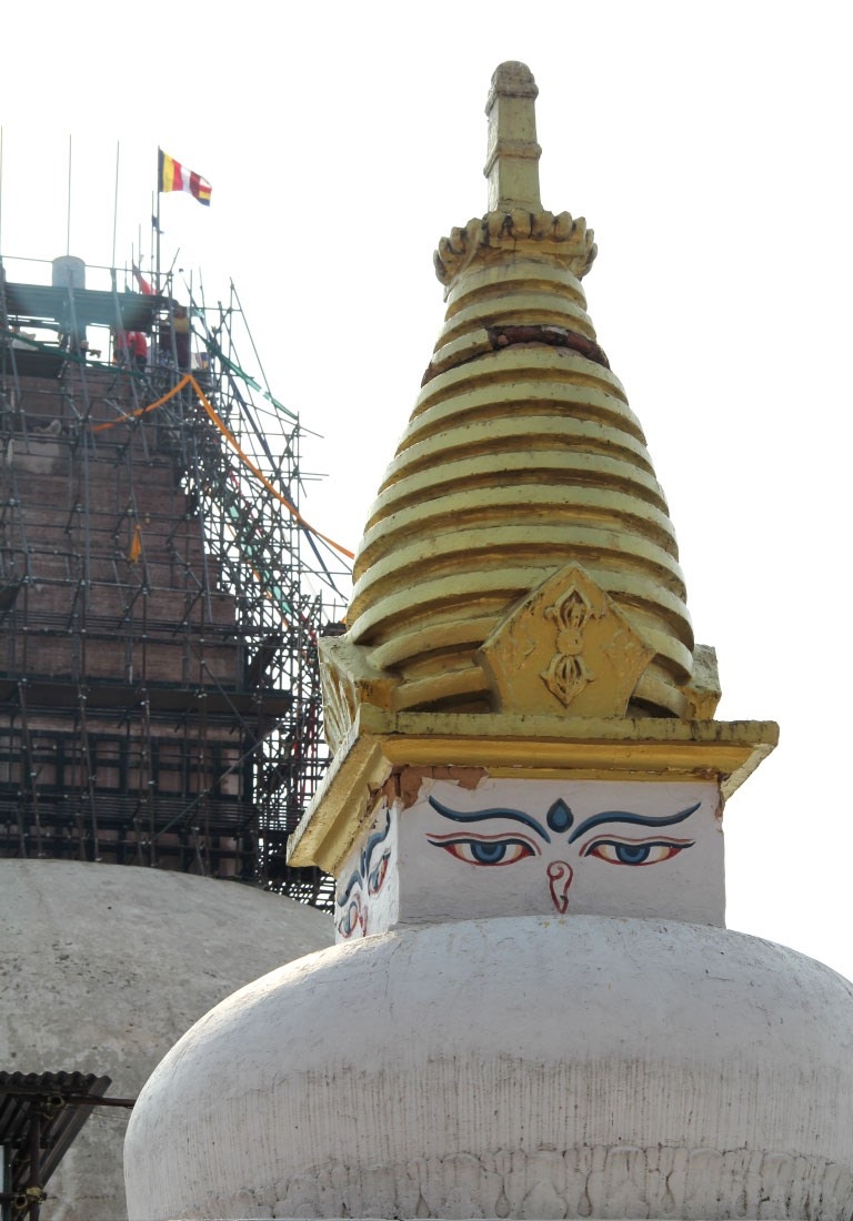 Resim 19. Brahma’nın gözleri, Boudhanath Budist Tapınağı.