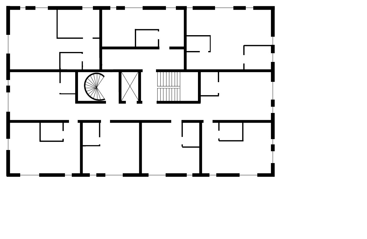 Şekil 1. Lighthouse Joensuu: (a) bina kesiti; (b) tipik kat planı.Figure 1. Lighthouse Joensuu: (a) building section; (b) typical floor plan.