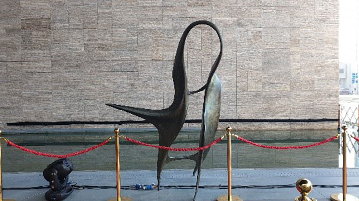 Resim 28. 2021 Giriş, heykel (Yazar Arşivi, 2022).Image 28. 2021 Entrance, sculpture (Author Archive, 2022).