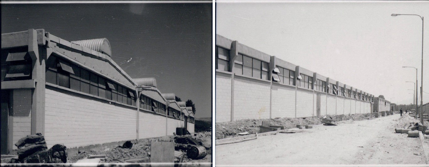 Resim 6-7. Küçükbaş ham deri işleme binası dış cephe fotoğrafları (Günay, 1974).Image 6-7. Exterior photos of the rawhide processing building (Günay, 1974).
