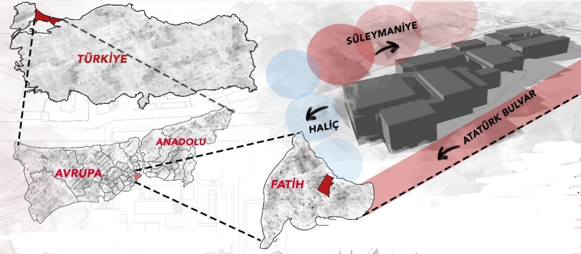 Şekil 1. İMÇ yapı grubunun Türkiye’deki genel konumu.Figure 1. General location of IMC building group in Turkey. 