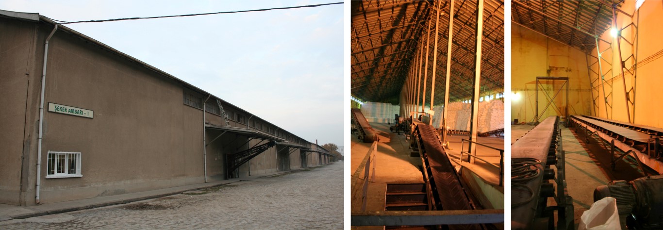 Resim 5. Şeker ambarları, (Yazarlar arşivi, 2012).Image 5. Sugar stores, (Authors archive, 2012).