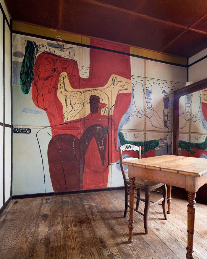 Resim 7. Le Corbusier, duvar resmi.