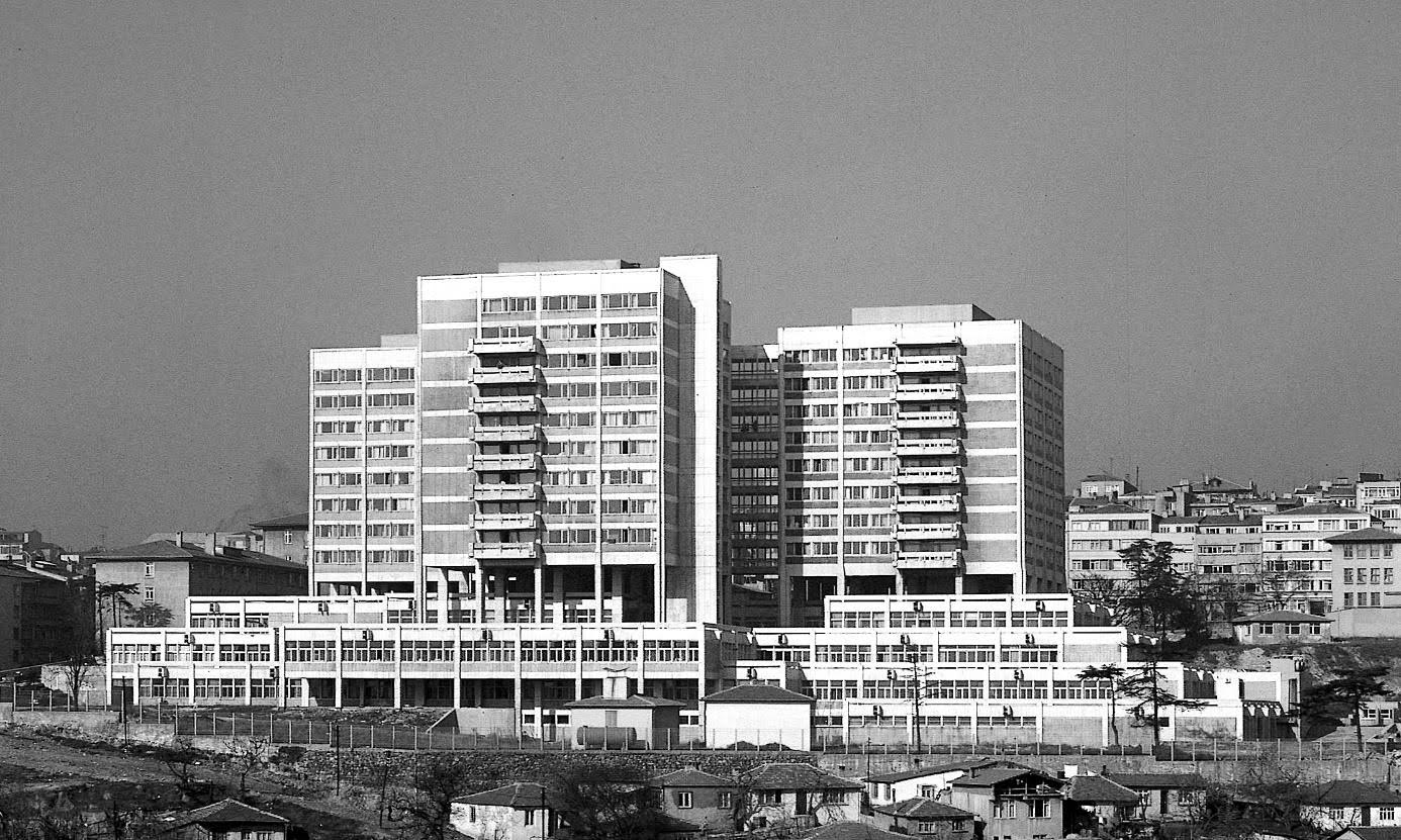 Şişli Etfal Hastanesi, 1968. (Fotoğraf: EAA Belgeliği)
