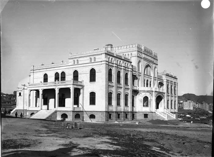 Arif Hikmet tasarımı Türk Ocağı’nın ön cepheden görünümü, Ankara, yak. 1930.