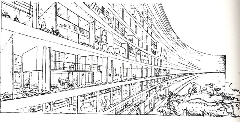 Resim 1. Fort l'Empereur, 1931, Cezayir, Le Corbusier.
