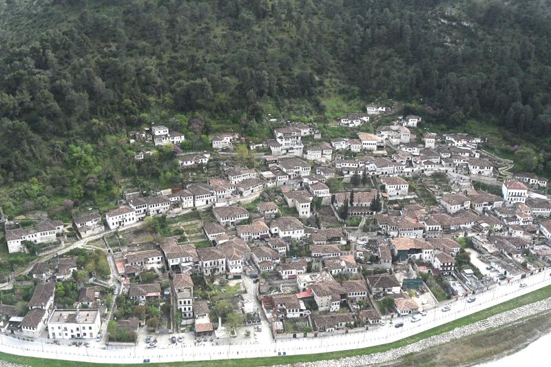 Resim 6. Berat kentinin kuşbakışı görüntüsü.  