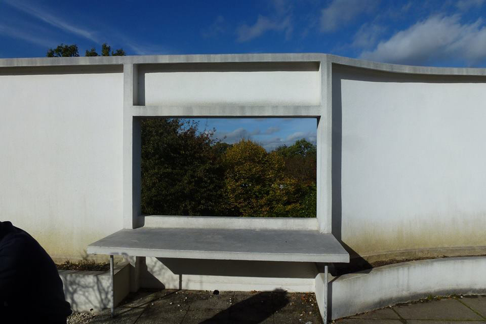 Resim 3. Villa Savoye’da sinema dilinde kullanılan çerçeveleme kavramı.