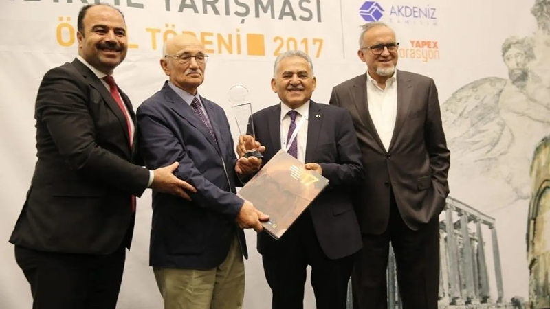 Tarihi Kentler Birliği’nden Melikgazi (Kayseri) Metin Sözen Büyük Ödülü.
