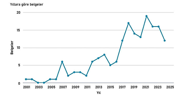 Şekil 1. Yıl analizi grafiği (URL-1).Figure 1. Annual analysis graph (URL-1).