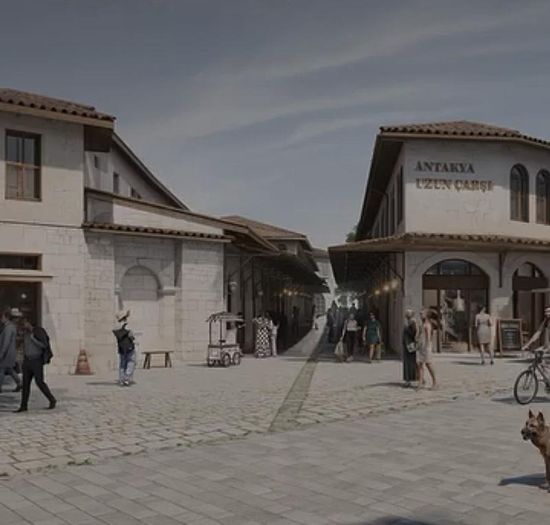 Şekil 3. Uzun Çarşı, TTV Hatay tasarım önerisi (TTV Hatay).