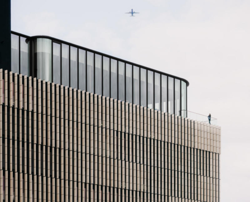 04-Facade-and-rooftop-restaurant-Post HELIX HQ-Metaform_©Simon Menges & Nino Tugushi