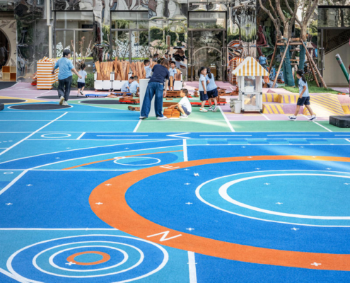 12 包含多元运动功能引导功能的“强国之旅”中心场地 ©CreatAR Images