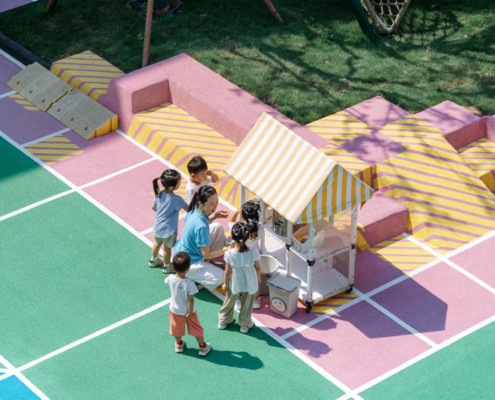 16 ”时间之旅“局部鸟瞰与活动 ©CreatAR Images