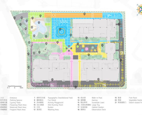 A03 景观总平面图 ©VIASCAPE design