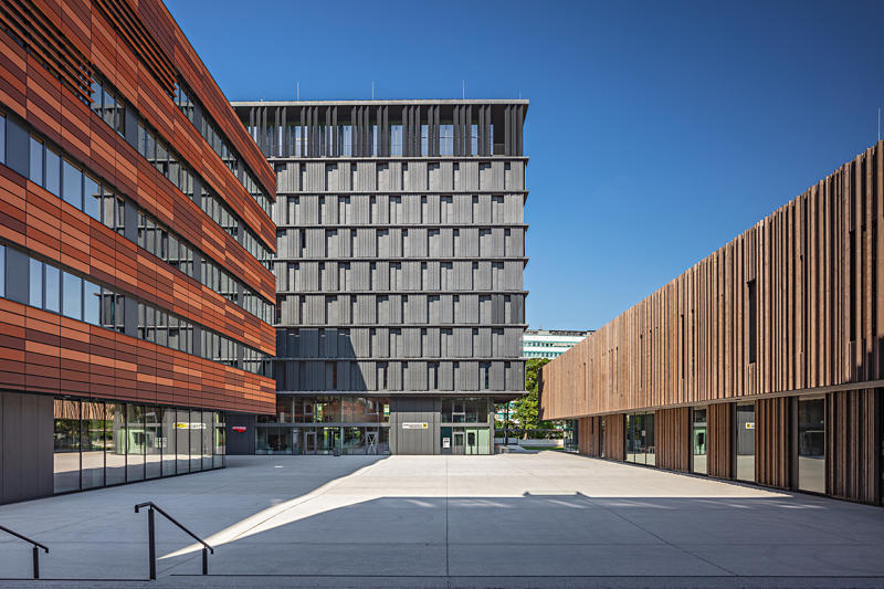 Med Campus Linz, Lorenz Ateliers. Fotoğraf: Martin Steinkellner.