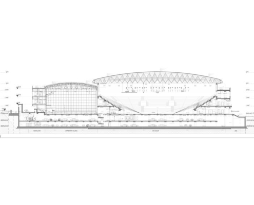 eczacıbasi spor salonu (kesit)