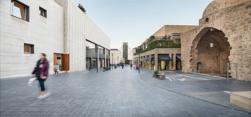 Mimar Rafael Muneo, Beyrut Kent Merkezi Çarşısı (Souk) ve yakın tarihi çevre.