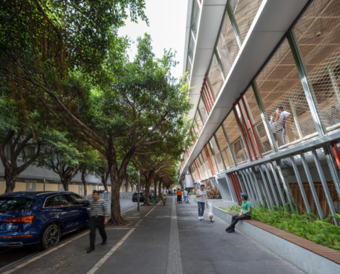 03 校园边界-线型街道公园 Campus boundary - linear street park©张超 Chao Zhang